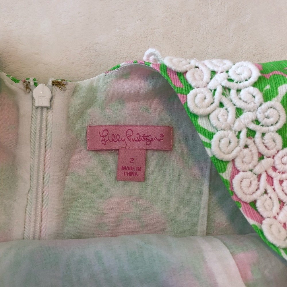 {Lilly Pulitzer} Liz Shift Sunnyside Lion Print - Picture 3 of 6